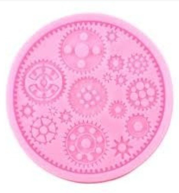 Producto - Molde circulo 9cm detalles tuercas