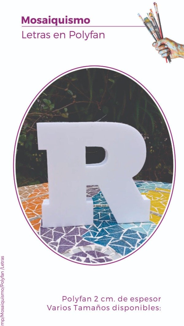 Producto - Letra R Polyfan