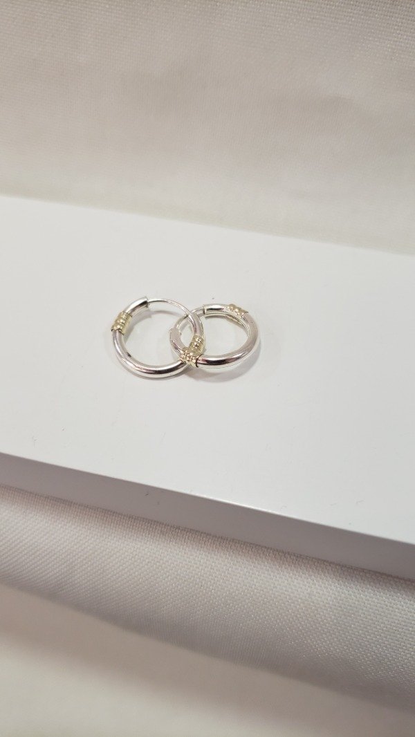Producto - Aros con aplique en oro