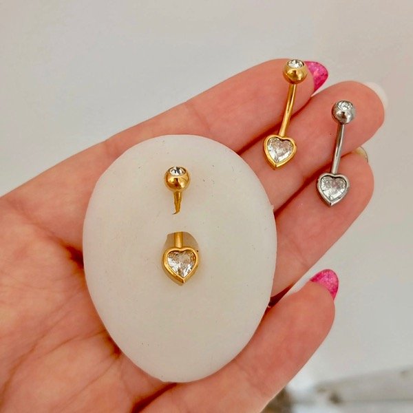 Producto - Piercing Heart Dorado
