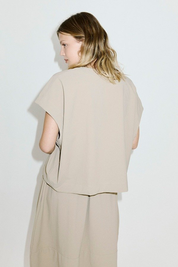 Producto - Blusa Cuello Frunce Nylon SS27-MBFN - 7