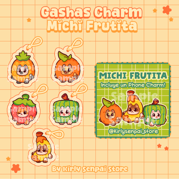 Producto - Gasha Charm Michi Frutita