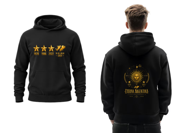 Producto - BUZO TRES ESTRELLAS Y MALVINAS