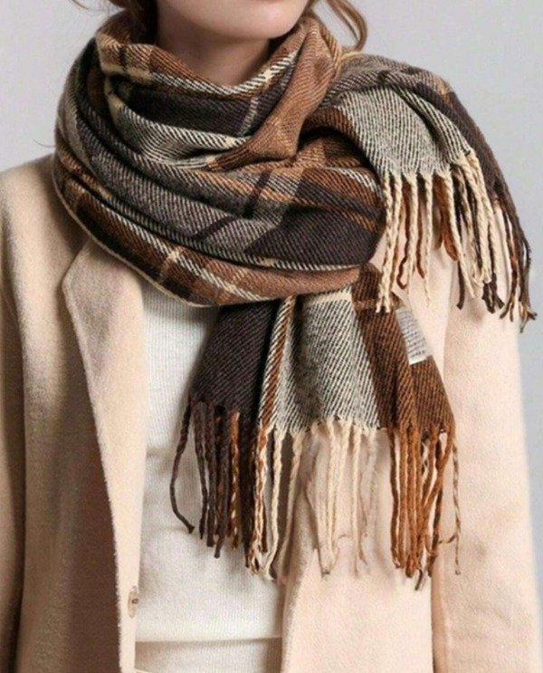 Producto - bufanda marron café - 1