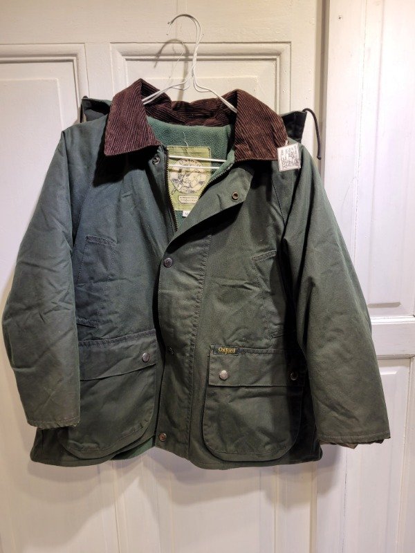 Producto - Campera OXFORD encerada verde Talle 14 años (EN SALE) - PRECIO: 36X