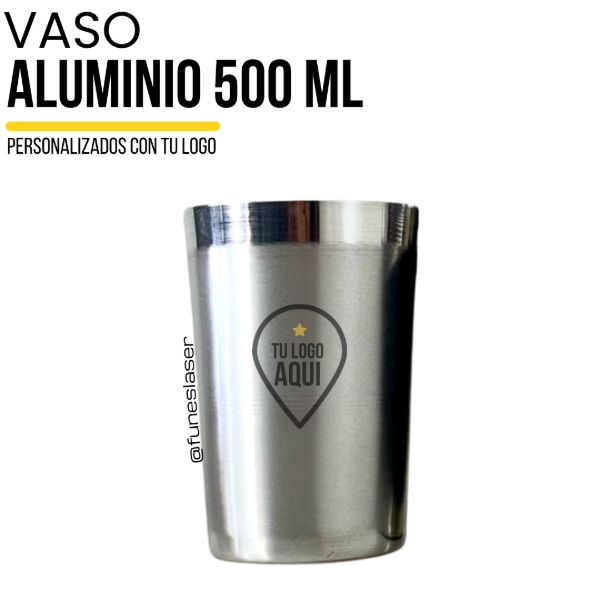 Producto - Vasos aluminio 500 ml - 0