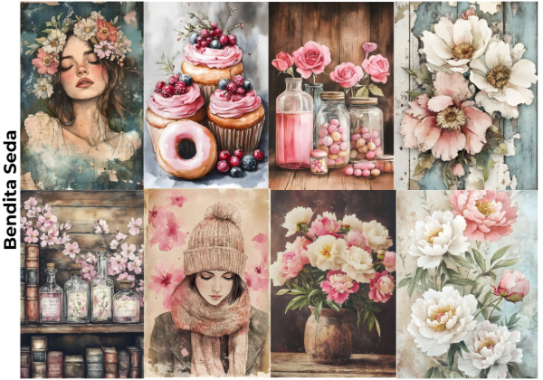 Producto - Bendita Seda 017 Sweet (Decoupage)