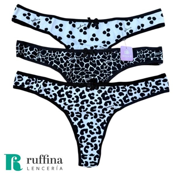 Producto - Pack x3 colaless algodón BERLIN- ART. 681 (talle 3)