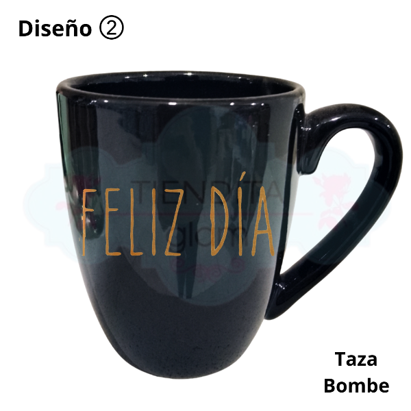 Producto - TAZAS NEGRAS DECO DÍA DE LA MADRE - 2