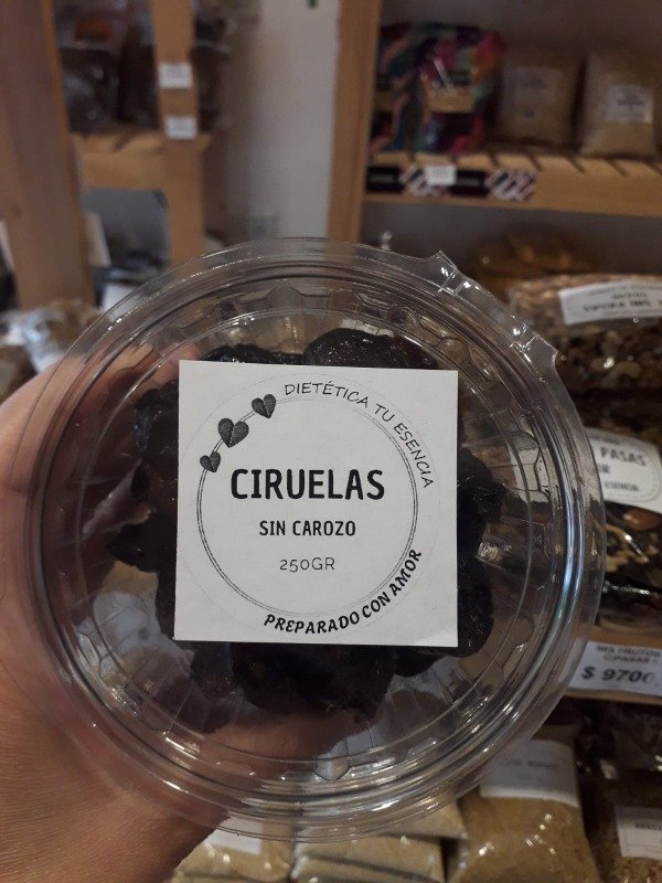 Producto - Ciruelas sin carozo 250gr