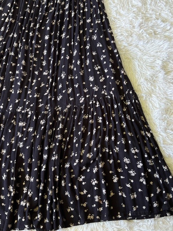 Vestido largo floreado vintage talle m — imagen 4