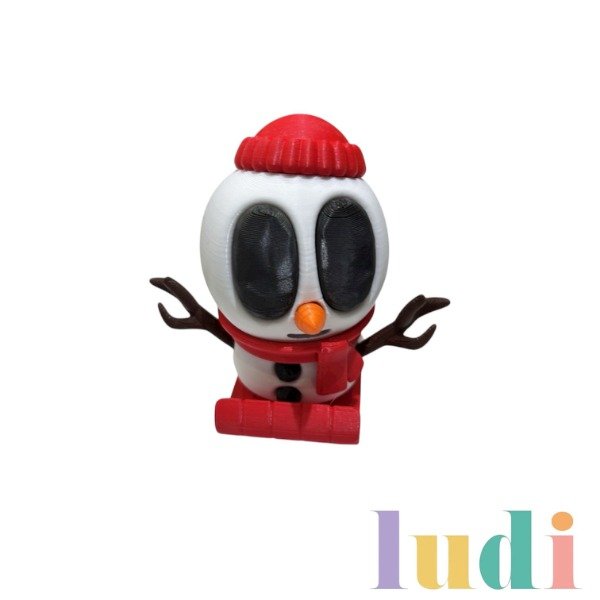 Producto - Muñeco de nieve Trineo