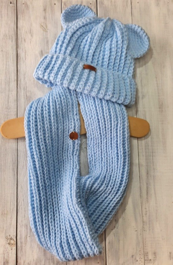 Producto - INFINITO Y GORRITO OSITO
