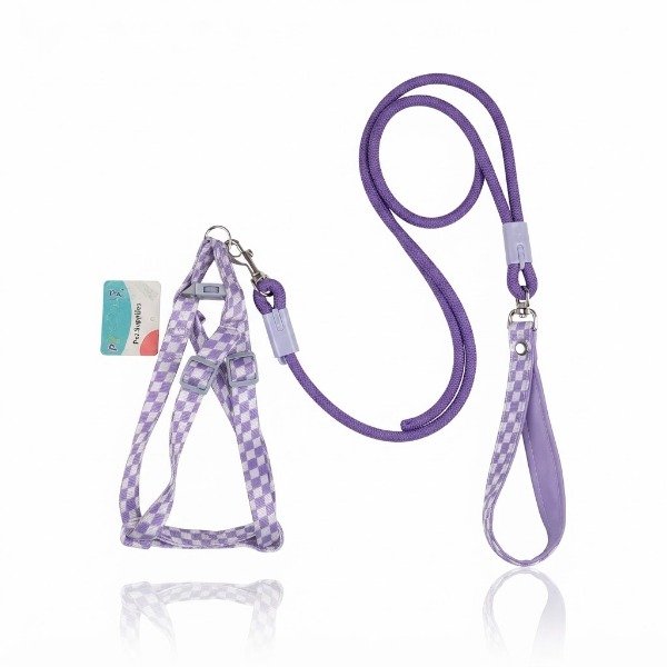 Producto - Conjunto Cuadriculado Pastel (Manija igual Pretal) 8757 Ema Importaciones
