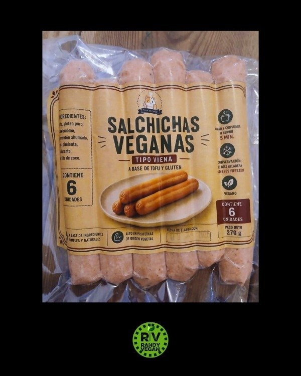 Producto - Salchichas tipo Viena x6 - Sur Vegano