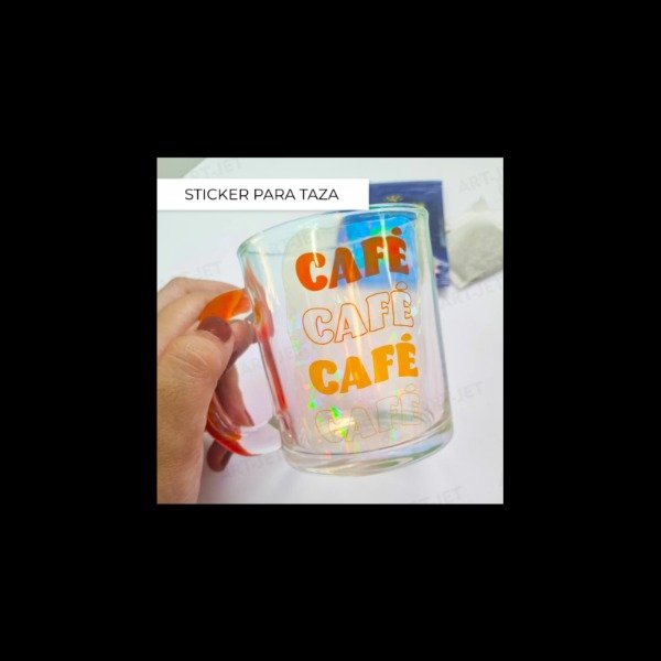 Producto - PAPEL AUTOADHESIVO ART JET HOLOFAN DIAMANTE TRANSPARENTE - 1