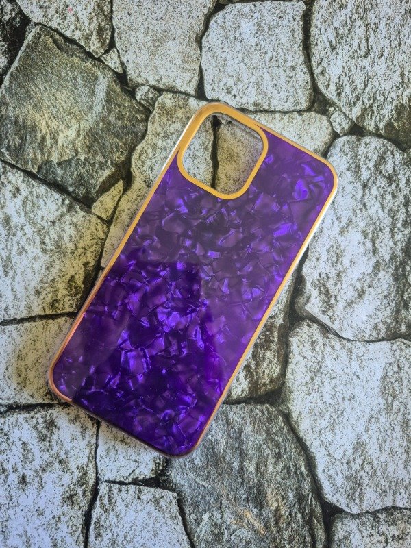 Producto - Funda tpu marmol Iphone 12 Pro Max violeta oscuro