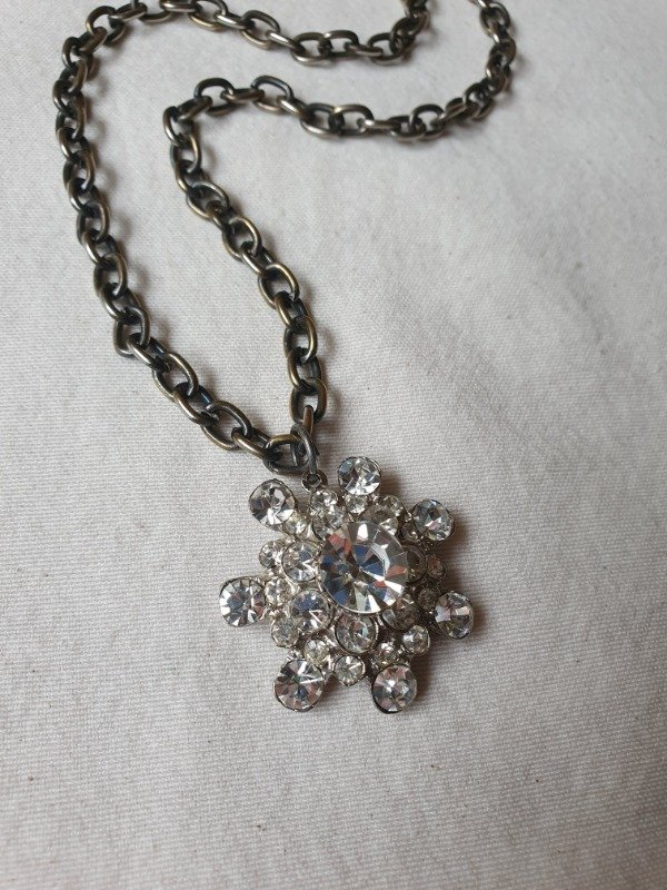 Producto - Colgante Copo de Nieve Brillante