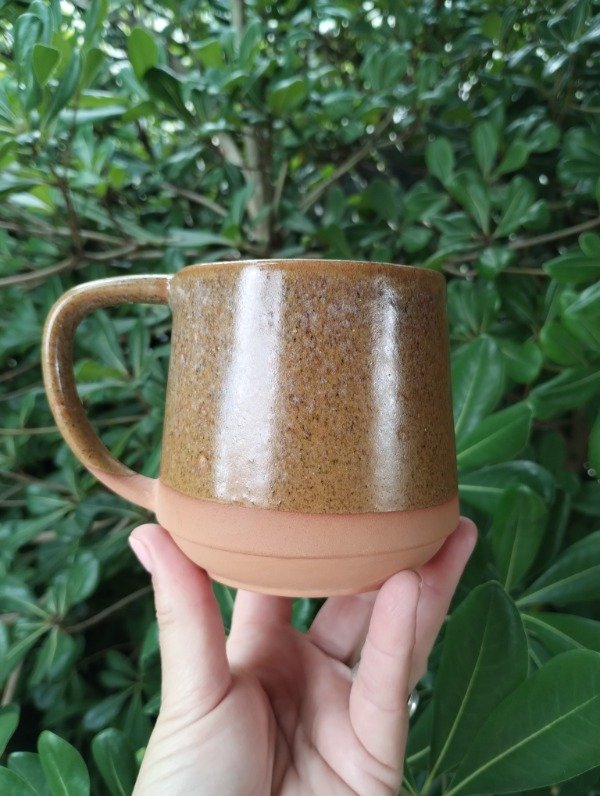 Producto - Taza gres ocre