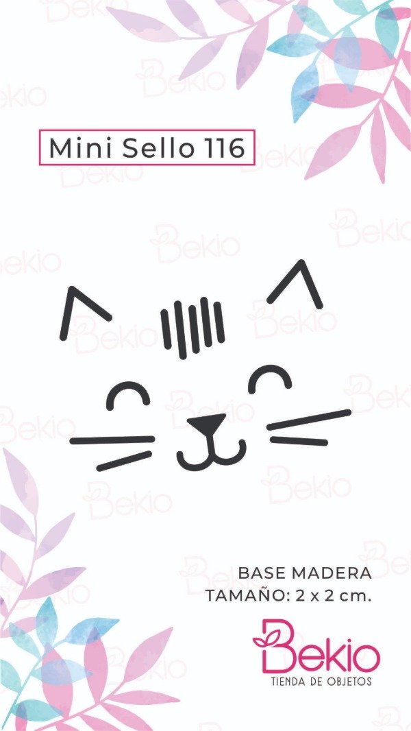 Producto - Mini Sello 116 - Gato