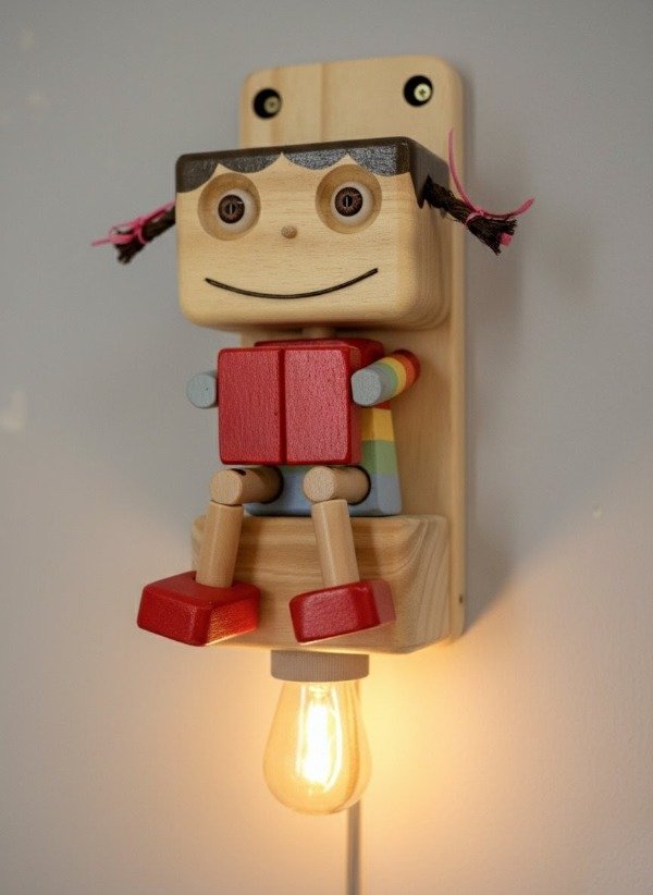 Producto - Aplique de Pared Velador Infantil Lampara de Dormitorio