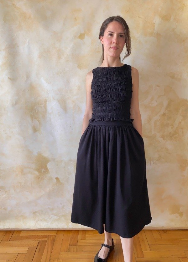 Producto - Falda Menta negra