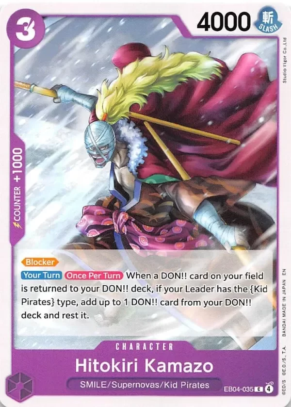 Producto - Hitokiri Kamazo EB04-035 The Azure Sea's Seven