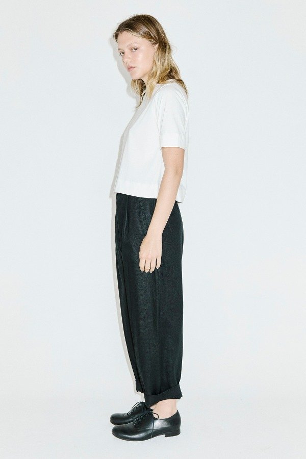 Producto - Pantalón Pinzas Elástico Lino SS27-MPPL - 1