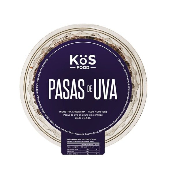 Producto - PASAS DE UVA