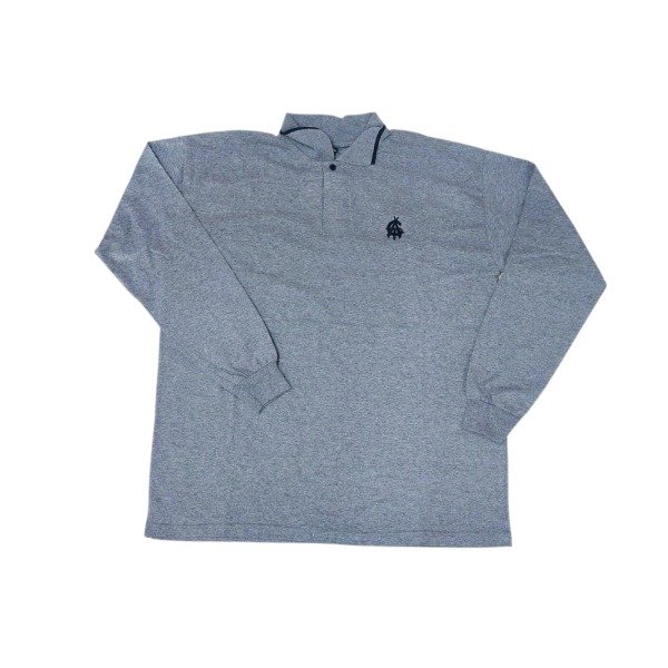 Producto - Chomba Mangas Largas Talle Especial T9 Gris Claro