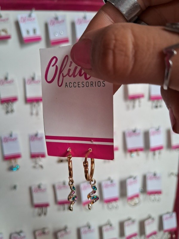 Producto - Ag viper strass gold multicolor