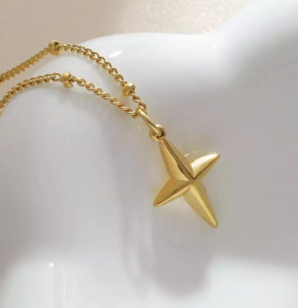 Producto - COLLAR DEAR. ACERO DORADO