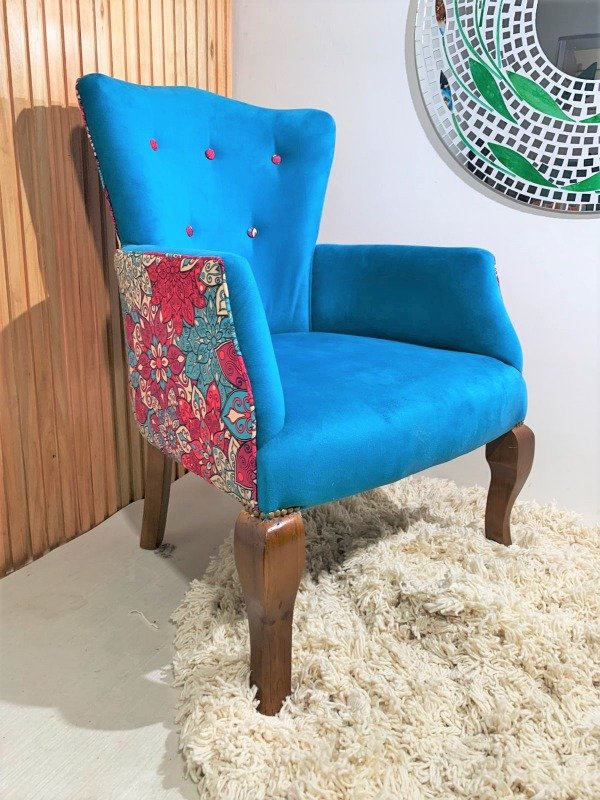 Producto - Sillón Simil Luis XV Mandalas