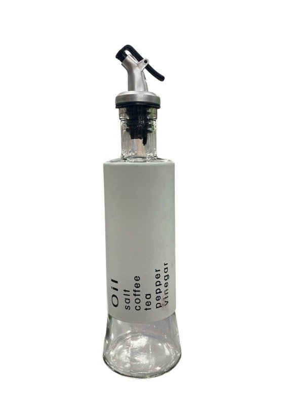 Producto - ACEITERO VIDRIO COLOR ACERO 300ML 202486