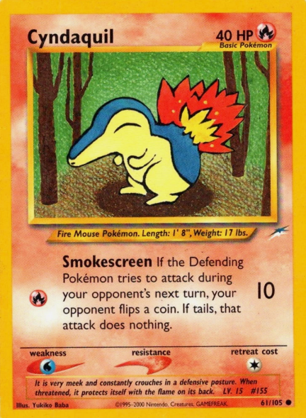 Producto - Cyndaquil (61/105) [Neo Destiny Unlimited]