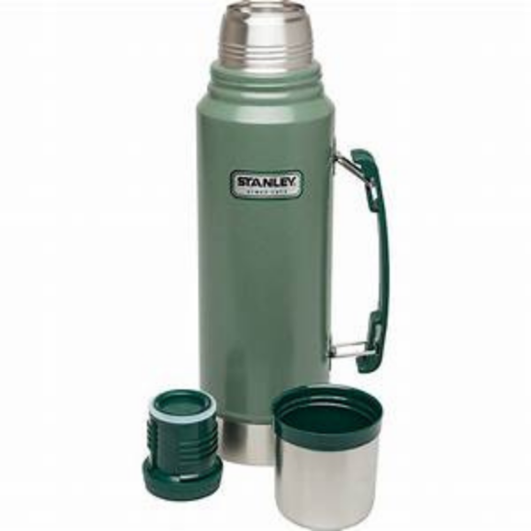 Producto - TERMO CLASICO 1 LT. CON TAPÓN CEBADOR VERDE