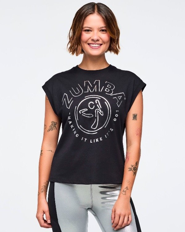 Producto - Zumba 25 Extended Shoulder Loose Tank