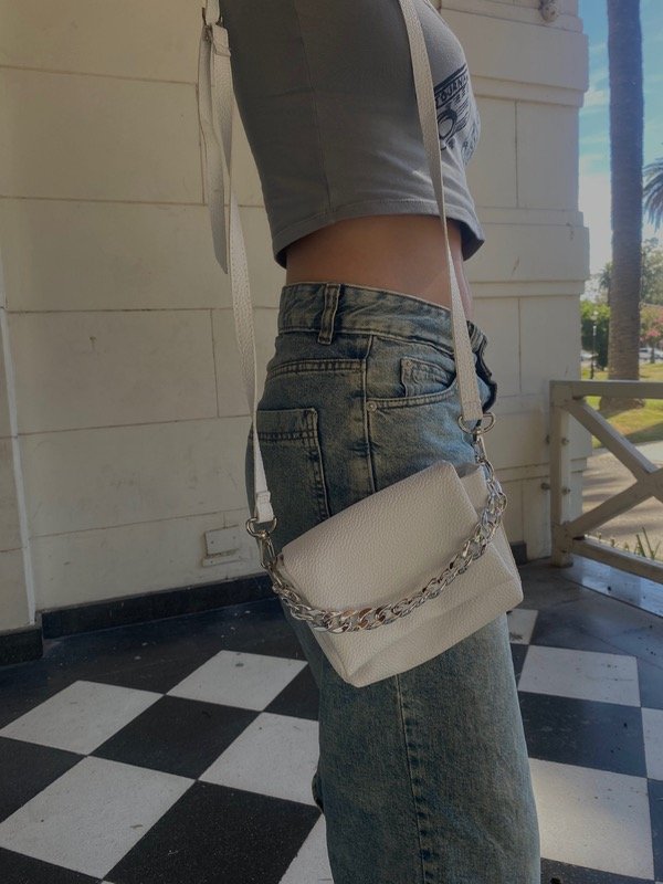 Producto - Mini bag chloe blanca