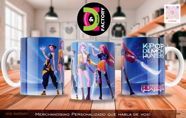 Producto - Taza Guerreras del K-POP - TZ-RT-BL-11OZ-521-ANM-LGK