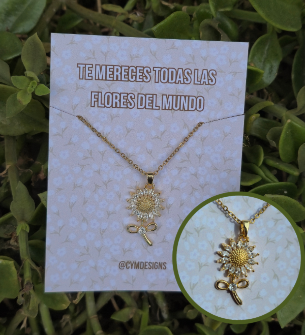 Producto - Collar margarita gold