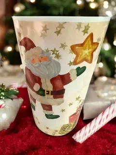 Producto - Set de 10 Vasos Descartables Navideños