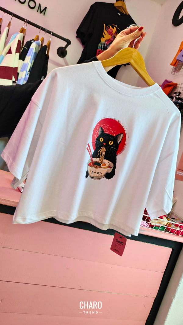 Producto - CROP TOP RAMEN CAT
