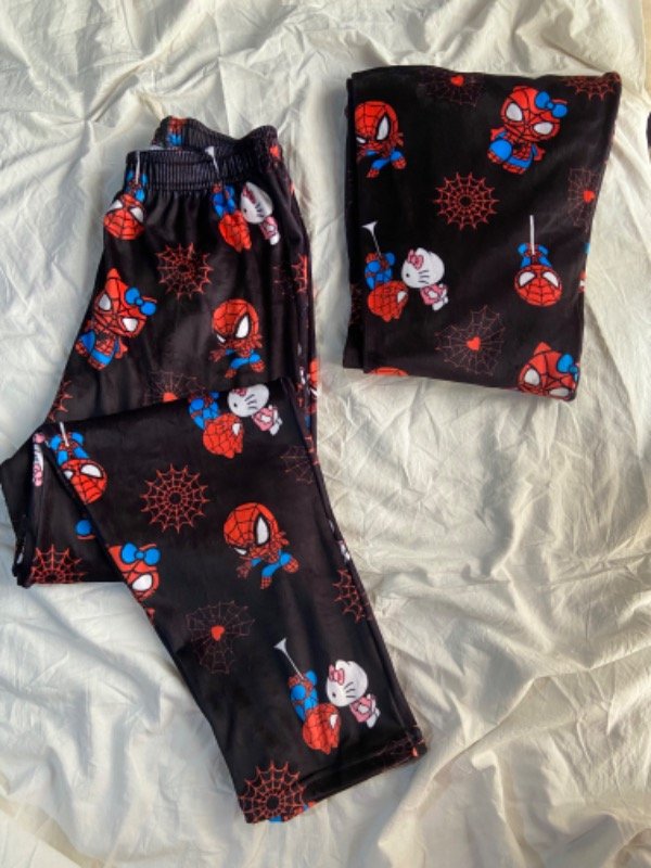 Producto - Pantalon Pijama Kitty y Spiderman negro - 2