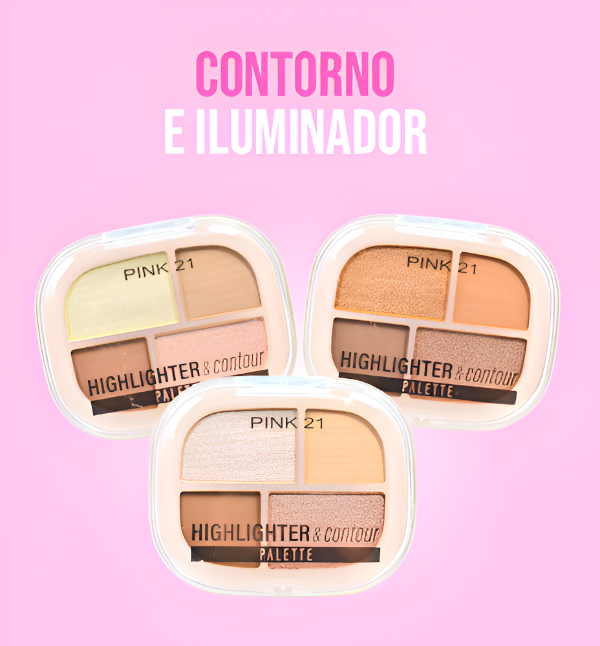 Producto - HIGHLIGHTER y contour PINK 21