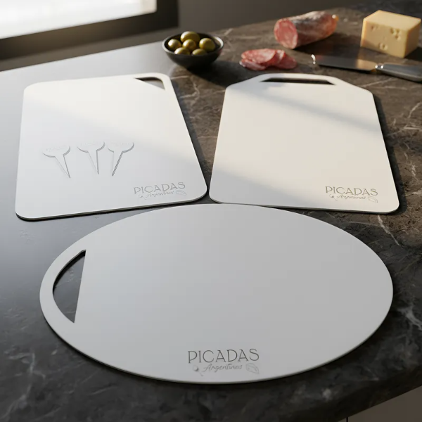 Producto - Bandeja para picada con tu logo medida 40x30cm pack por 10