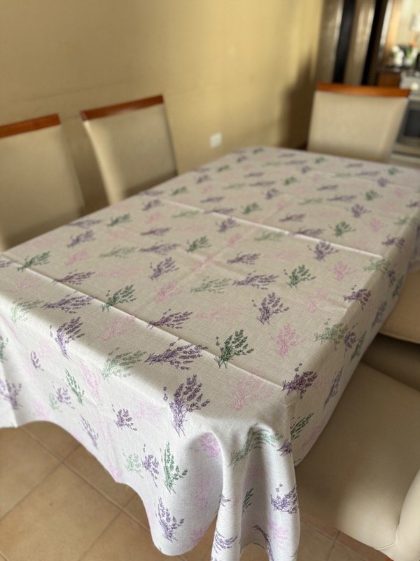 Producto - Mantel Antimanchas e impermeables 2 x 1,45 - lavanda