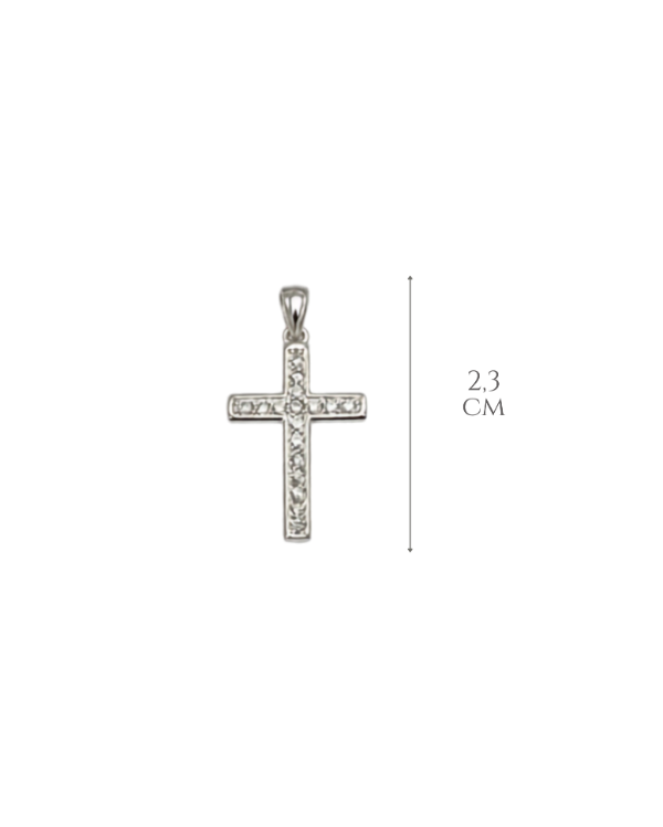 Producto - Dije Cruz con Zircones - 1