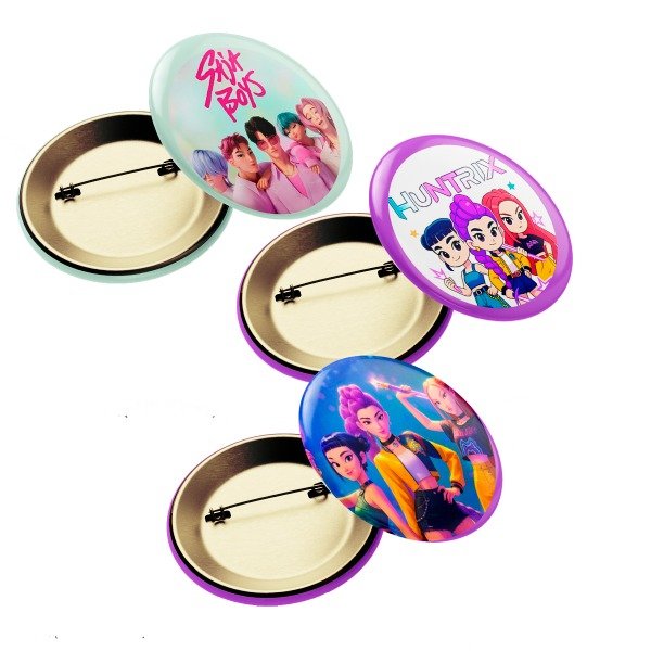 Producto - Pines Guerreras del K-pop 38 mm