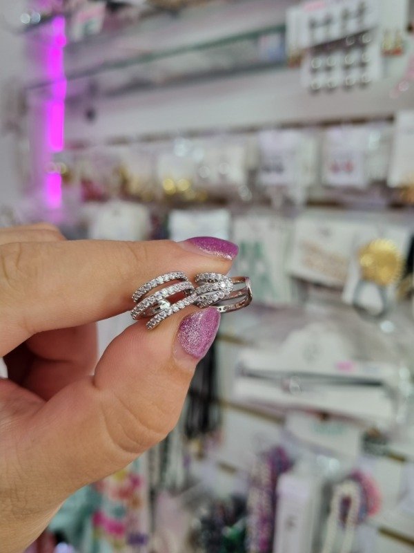 Producto - Cuff Triple Strass x PAR - 2