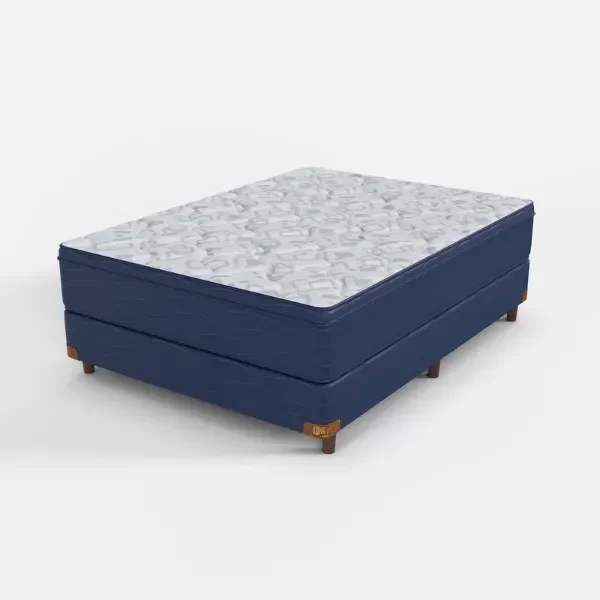 Producto - Conjunto de Resorte Onix con Euro Pillow - 2 Plazas